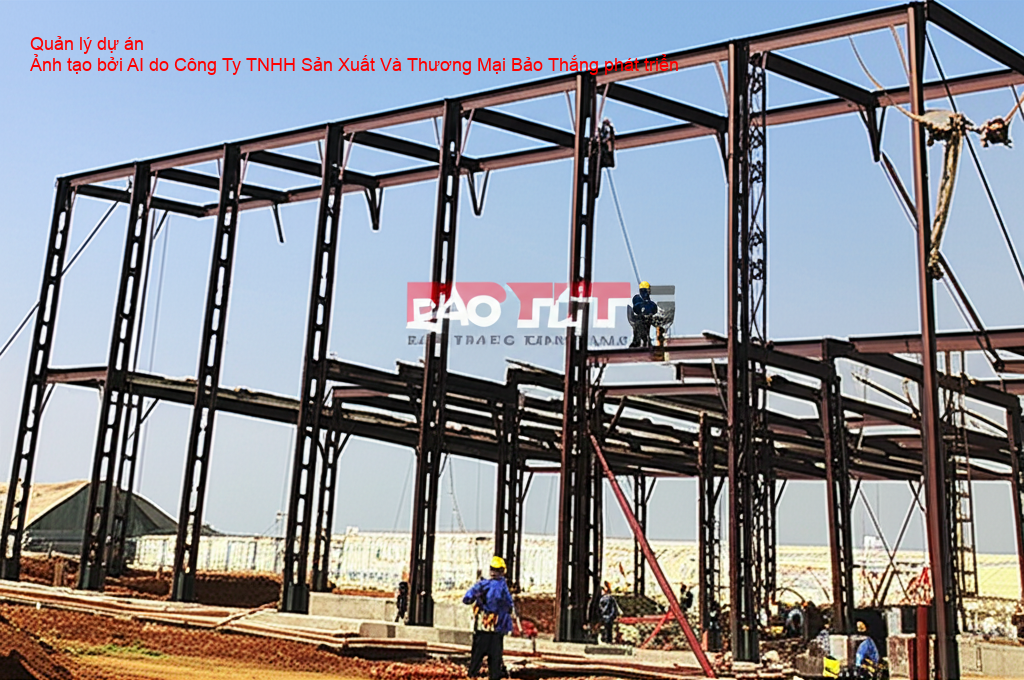 Quản lý dự án kết cấu thép chặt chẽ