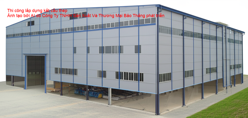 Thi công lắp dựng kết cấu thép