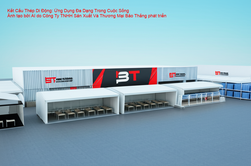 Ứng dụng thực tế của kết cấu thép di động 2025