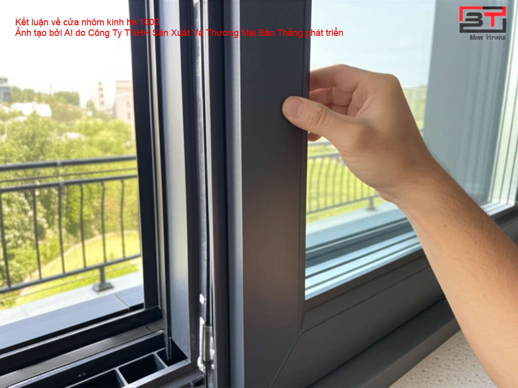 Bảng báo giá cửa nhôm kính hệ 1000