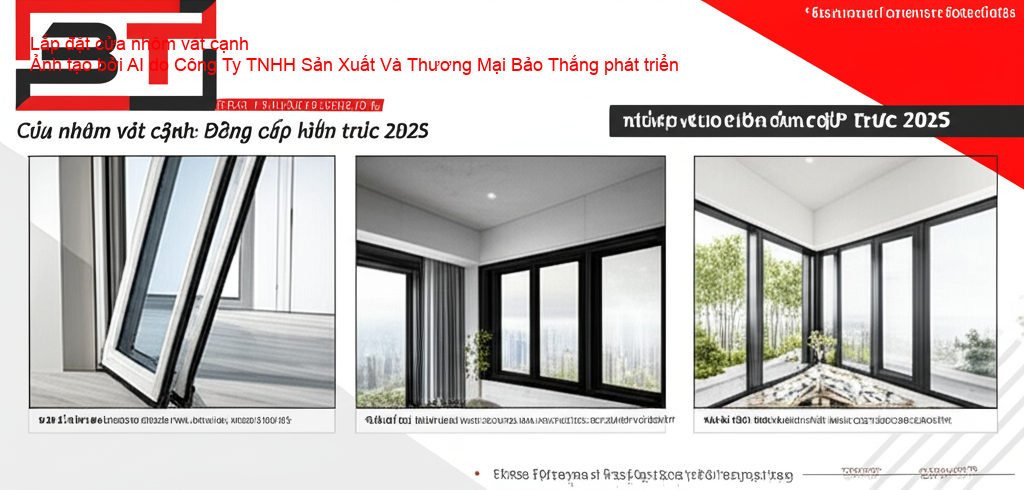 Lắp đặt cửa nhôm vát cạnh đúng chuẩn, quy trình