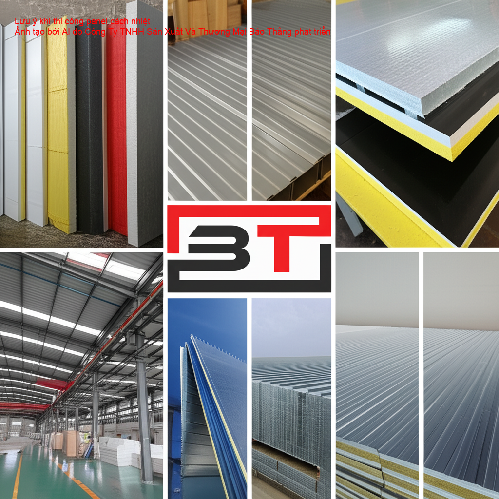 Nhà xưởng sản xuất, kho lạnh, văn phòng sử dụng panel cách nhiệt