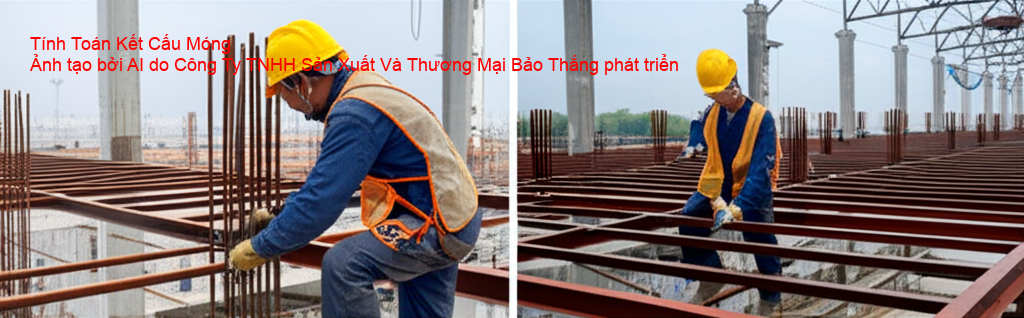 Tính toán kết cấu móng chính xác