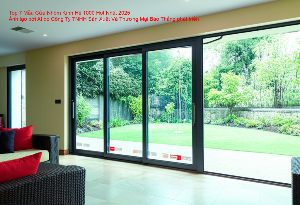 Tổng hợp 7 mẫu cửa nhôm kính hệ 1000 đẹp nhất 2025