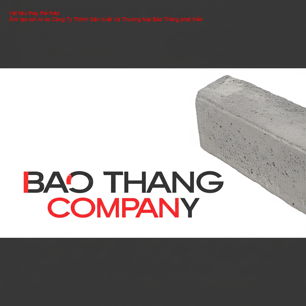 Các loại vật liệu có thể thay thế thép trong xây dựng như bê tông cốt thép.
