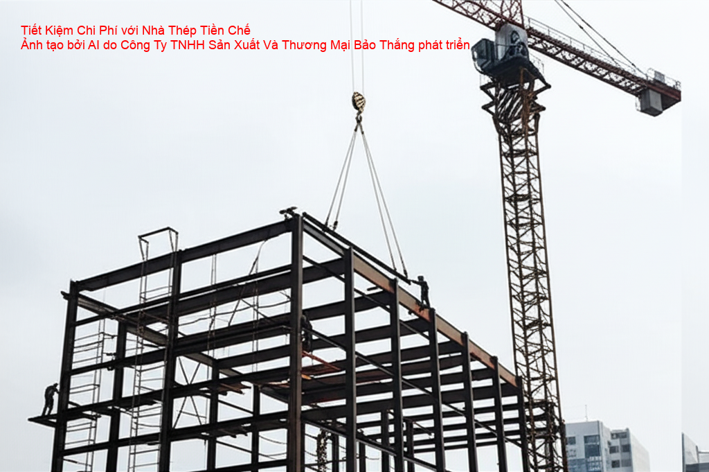 Nhà thép tiền chế giúp tiết kiệm chi phí xây dựng