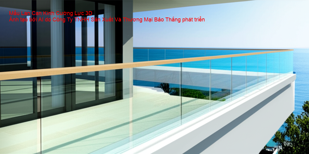 Lan can kính cường lực 3D