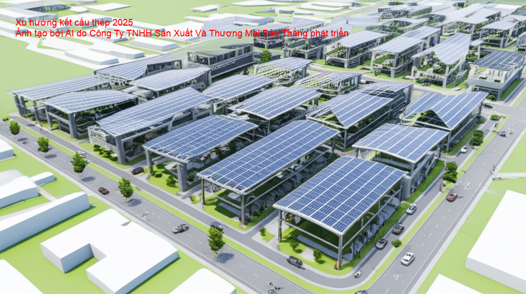 Xu hướng kết cấu thép trong kiến trúc hiện đại năm 2025
